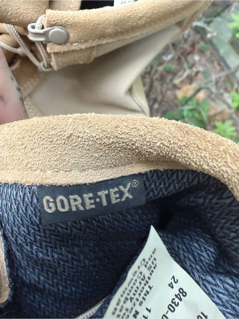 Bates waterproof gore